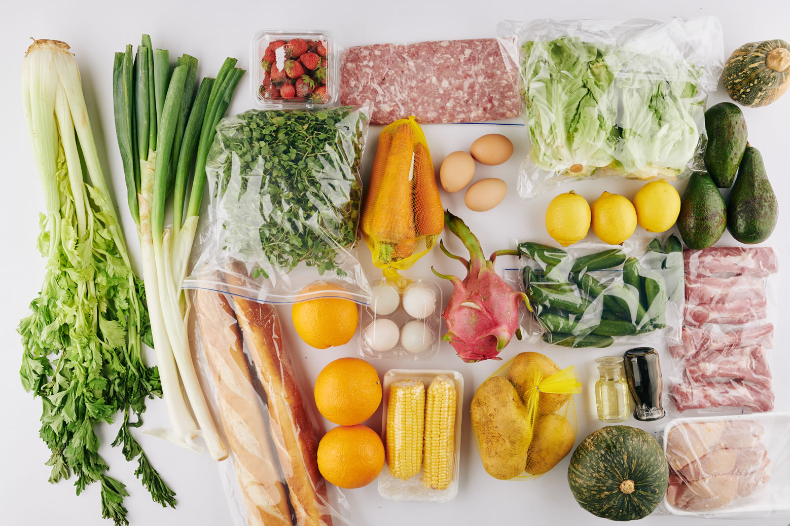 Cuidados durante o recebimento e compra dos alimentos